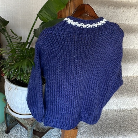 NWT Misguided Chunky V Neck Knit Sweater - Picture 5 of 9
